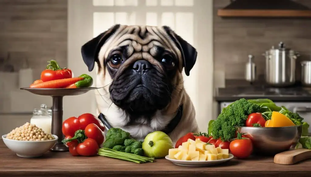 balanced nutrition for pugs