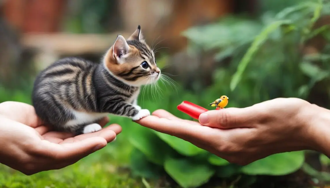 Building trust with new small pets