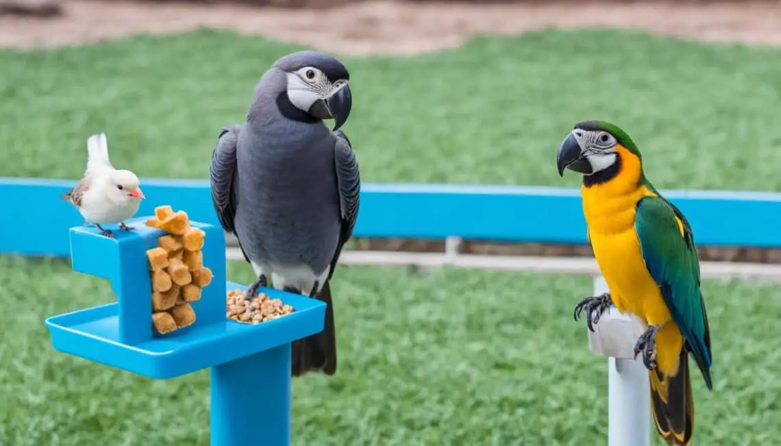 Positive reinforcement training for birds