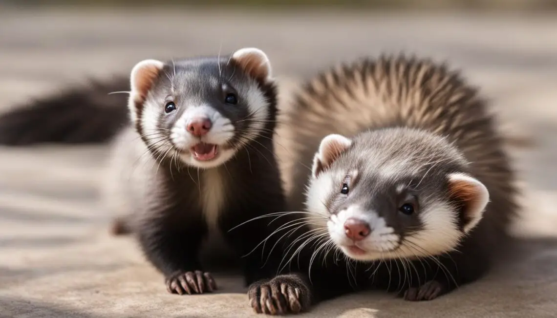 Understanding body language of ferrets