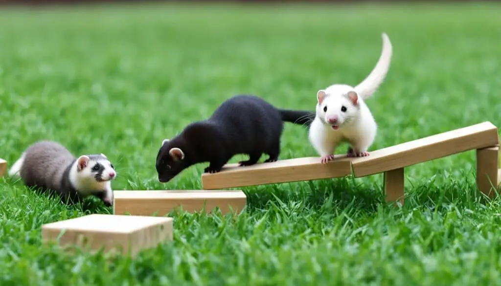 chasing and hunting games for ferrets
