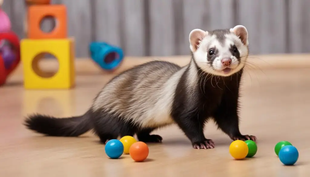 curious ferret body language