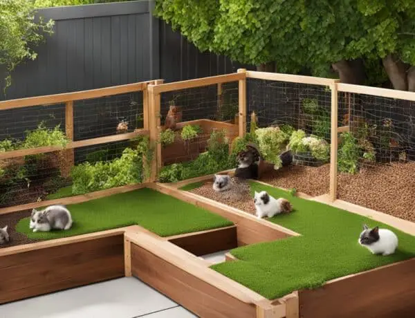 Building a secure outdoor enclosure for small pets