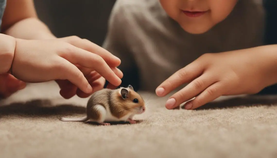 Training small pets to interact with children safely