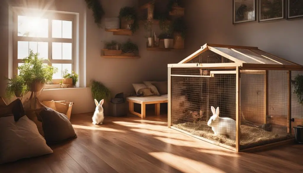 bunny cage